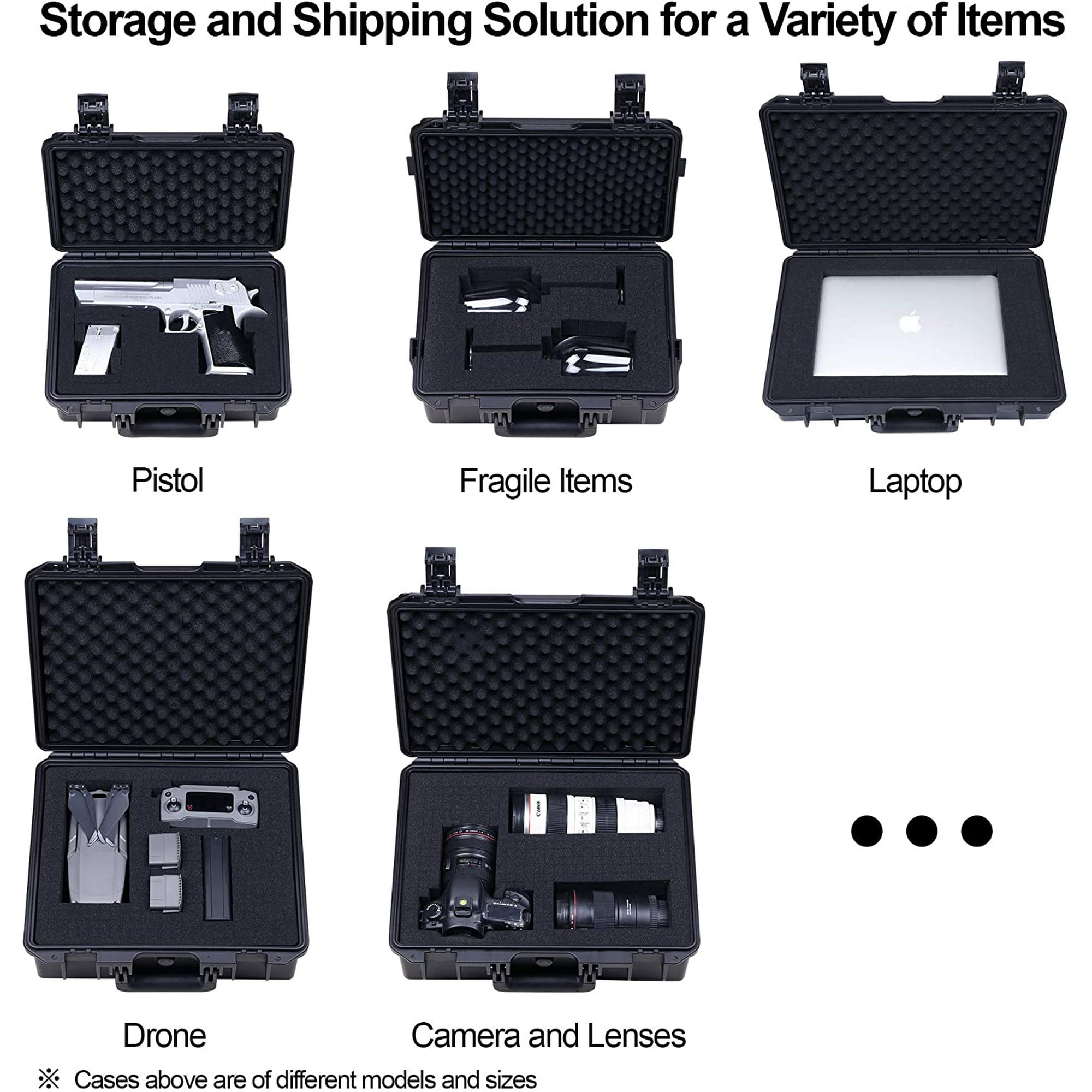 Interior Size 13.78x11.81x5.12 in Suitable for Pistol DSLR Camera Camcorder Small Drone Action Camera Lykus HC-3510 Waterproof Hard Case with Customizable Foam Insert and Others Interior Size 13.78x11.81x5.12 in Suitable for Pistol DSLR Camera Camcorder Small Drone Action Camera Lykus HC-3510 Waterproof Hard Case with Customizable Foam Insert and Others